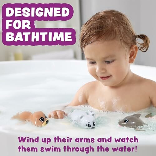 Tub Works® Wind Up Swimming Bath Toys