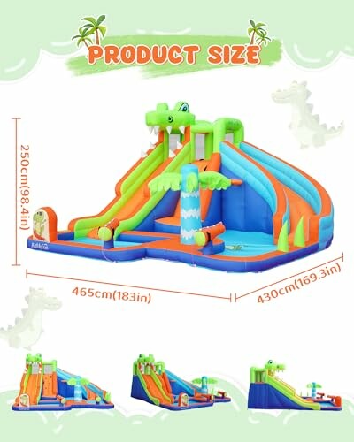 AirMyFun Inflatable Water Slide Park