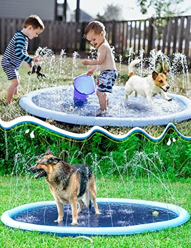 Kids Dog Splash Pad Sprinkler