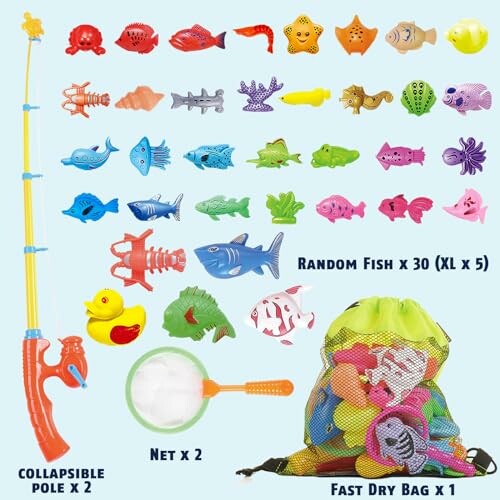 CozyBomB Magnetic Fishing Pool Toys