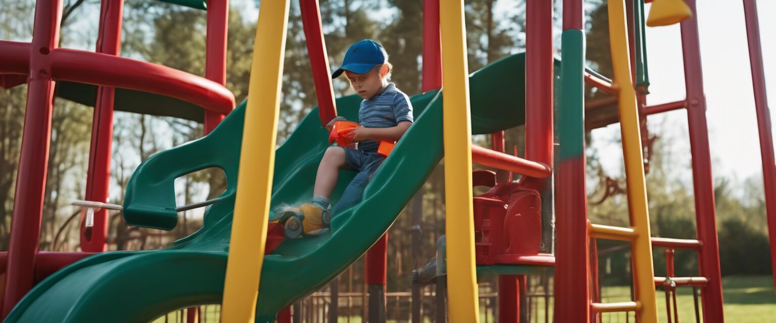 Outdoor playset maintenance