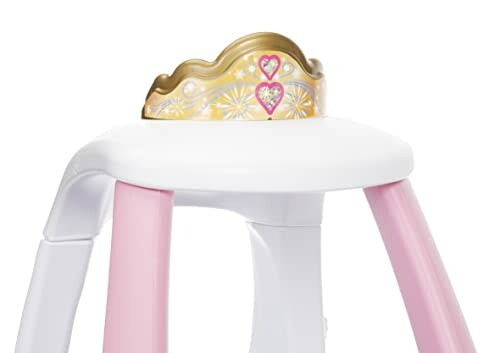 Princess-themed toddler chair with crown design.