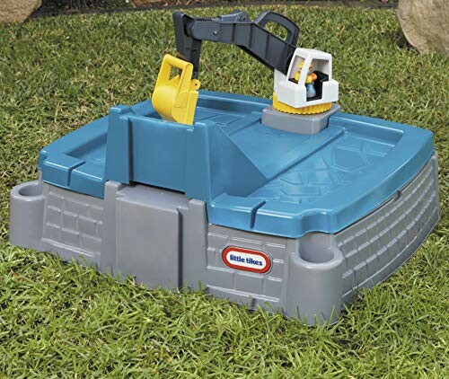 Children's sandbox playset with digger