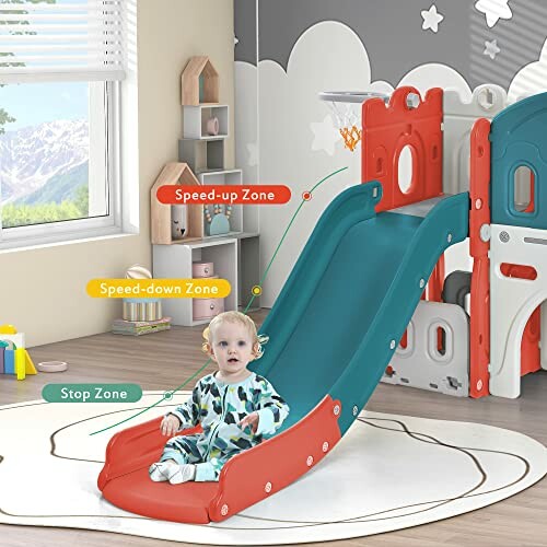 Merax 6-in-1 Kids Slide